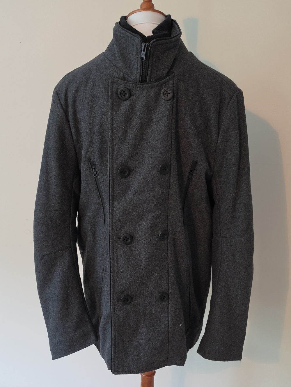 Rock & Republic Fall Winter Full Zip Dark Gray Jacket